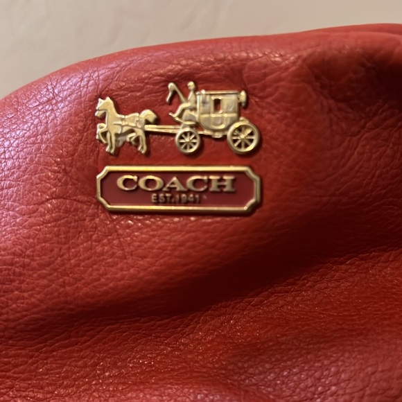 Beautiful  “boho” slouchy Coach bag . Great used condition. - Picture 2 of 4